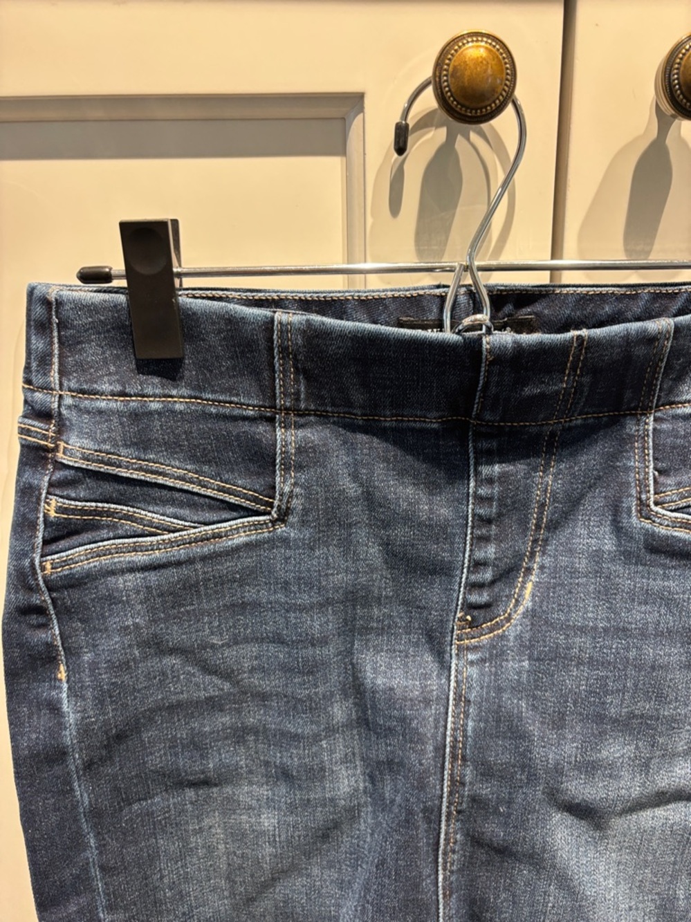 Liverpool Dark Blue Denim Mini Skirt.NWOT - Picture 2 of 4
